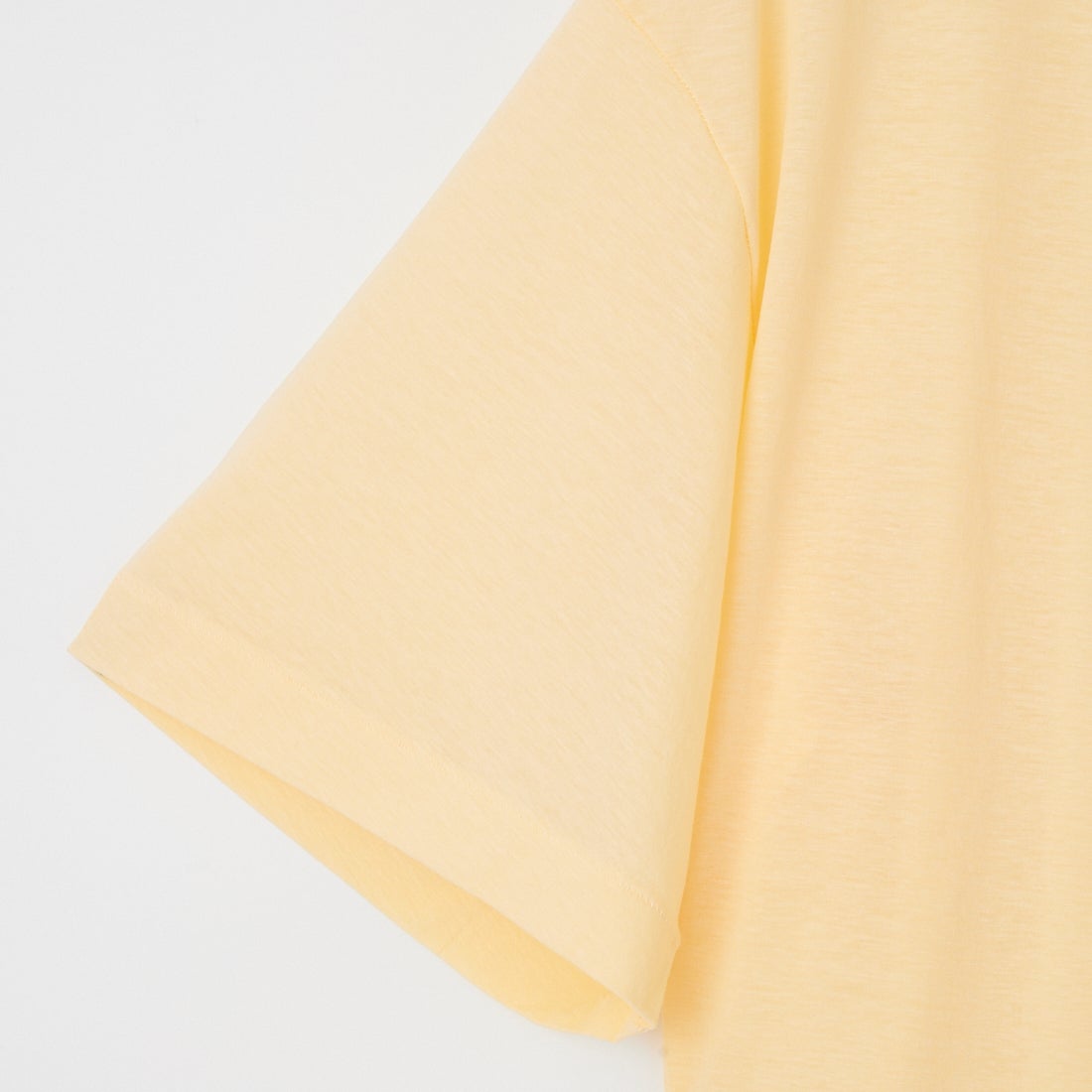 UNFIL [アンフィル] ツイストコットン シアージャージークロップドTシャツ [WXSP-UW122] VANILLA