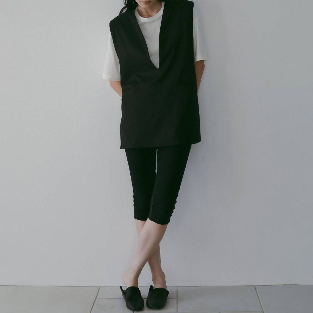 anuke [アンヌーク] キーネックオーバーベスト [62610107] BLK