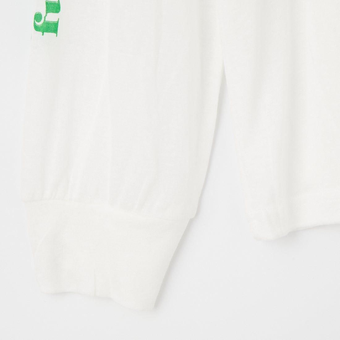 WHYTO. [ホワイト] 2WAYシアープリントロングTシャツ [WHT26HCS4013] OFFWHITE