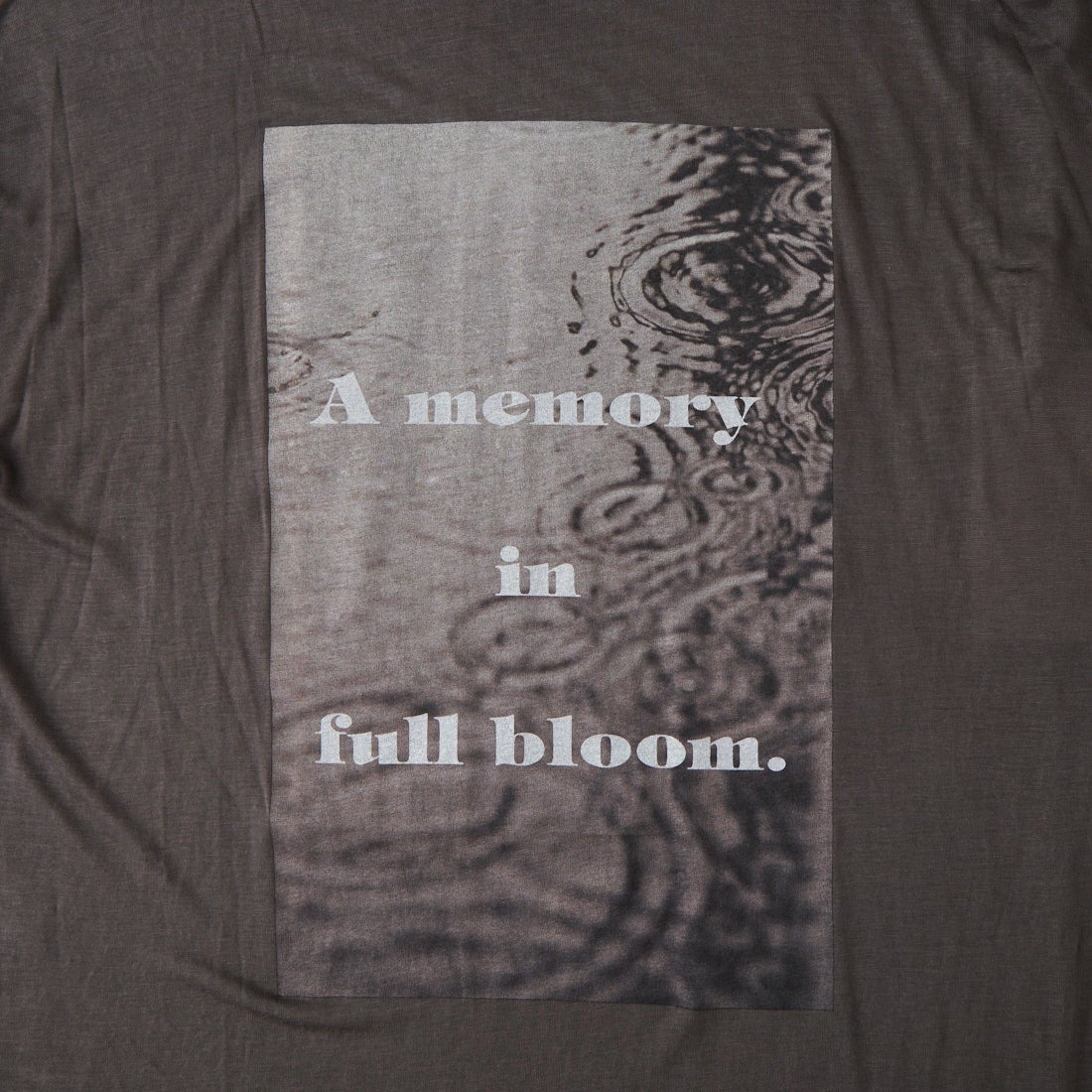 WHYTO. [ホワイト] 2WAYシアープリントロングTシャツ [WHT26HCS4013] CHARCOAL