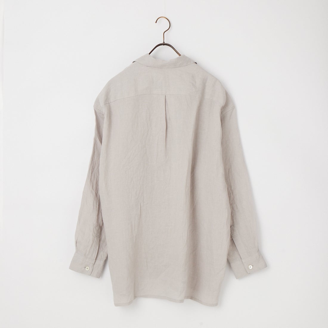PERS PROJECTS [パースプロジェクト] ビクター ロングスリーブワイドフィットシャツ [26SP-11021SD] LT.GRAY