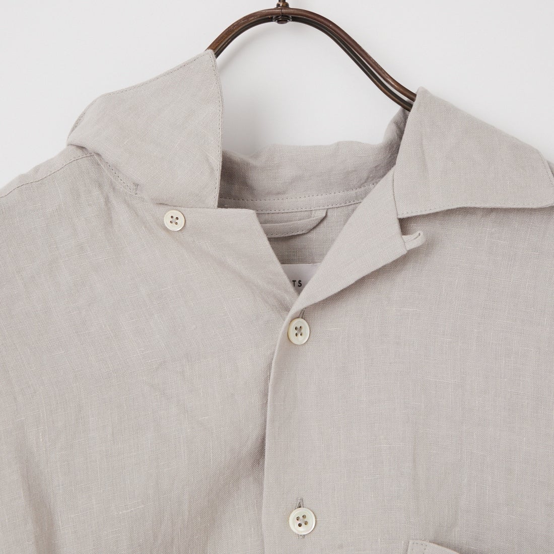 PERS PROJECTS [パースプロジェクト] ビクター ロングスリーブワイドフィットシャツ [26SP-11021SD] LT.GRAY