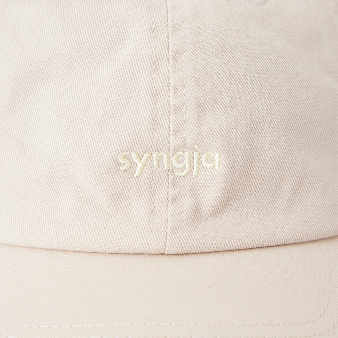 syngja [シンギア] ロゴ刺繍キャップ [SYOT-2609] BEIGE