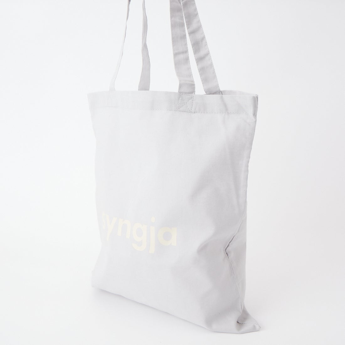 syngja [シンギア] ロゴトートバッグ [SYOT-2610] LIGHT GREY