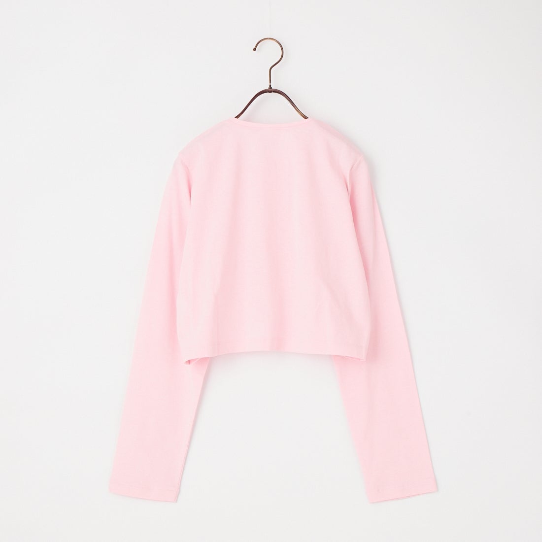 syngja [シンギア] オーガニックコットン クロップドカーディガン [SYTP-2603] PALE PINK
