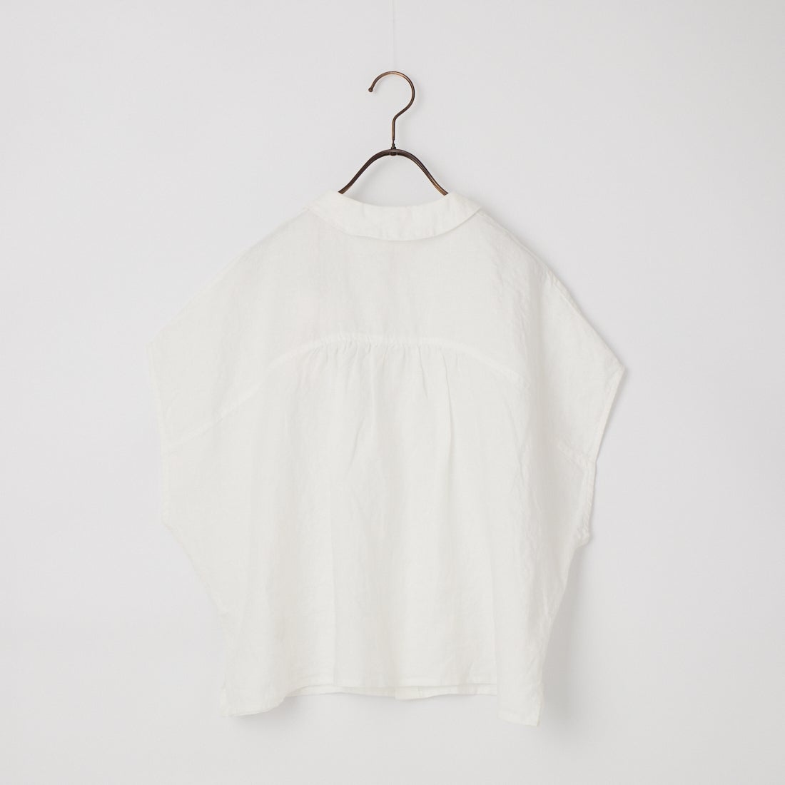 ORCIVAL [オーシバル] ノースリーブリネンシャツ [OR-B0360YLM] OFF WHITE