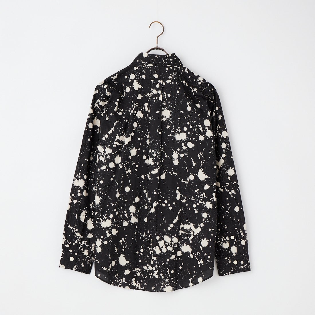 ILL ONE EIGHTY [イル ワンエイティ] スプラッシュボタンダウンシャツ [ILL261-04] BLACK