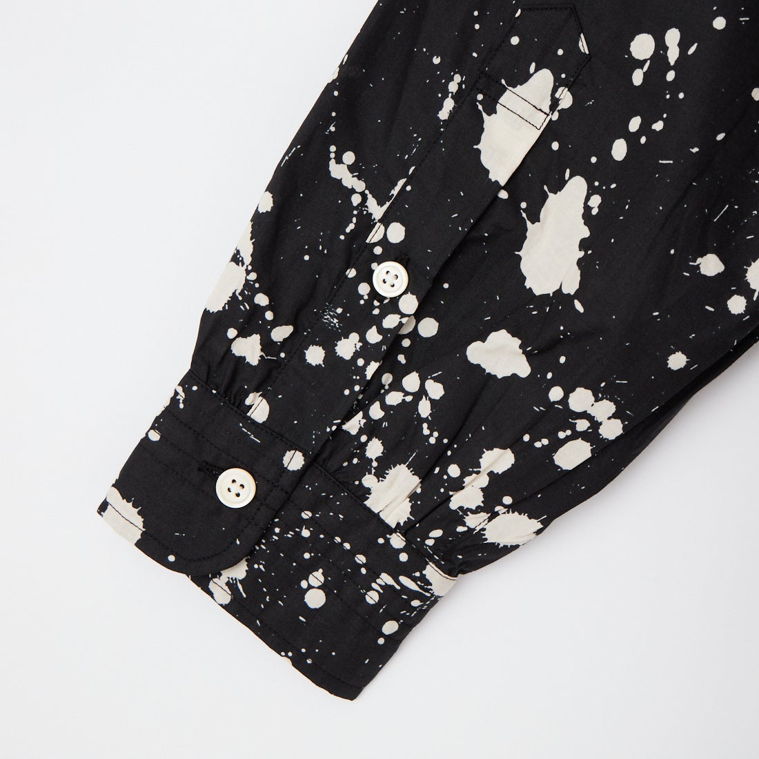 ILL ONE EIGHTY [イル ワンエイティ] スプラッシュボタンダウンシャツ [ILL261-04] BLACK