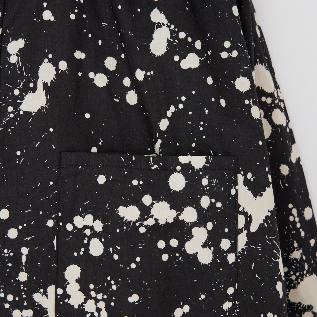 ILL ONE EIGHTY [イル ワンエイティ] スプラッシュボタンダウンシャツ [ILL261-04] BLACK