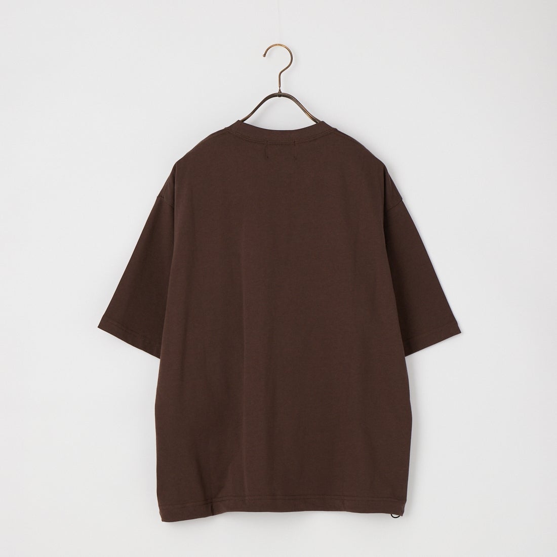 SLICK [スリック] 30/2 コンパクトヤーン ドローストリングTシャツ [5230236] 501 BROWN