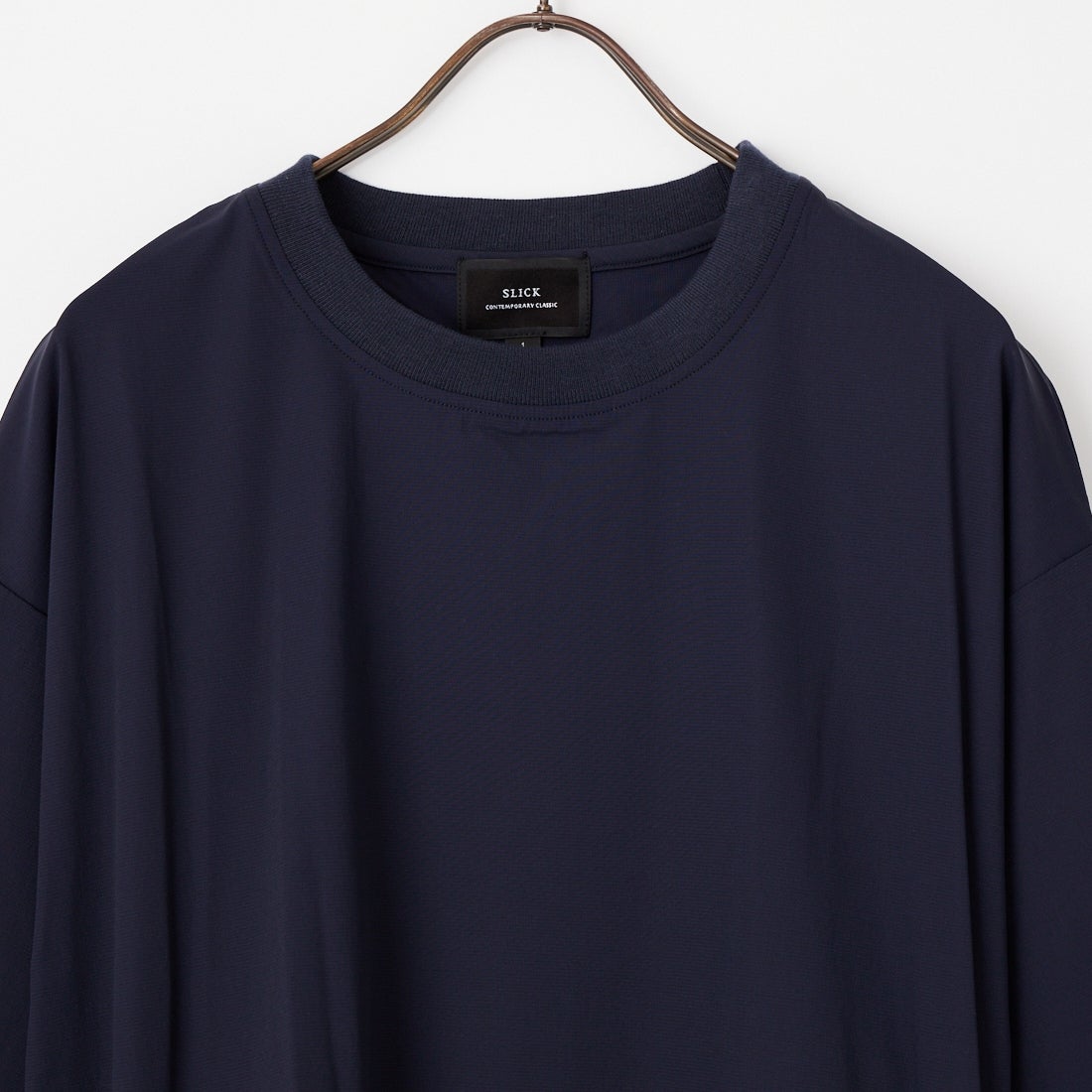SLICK [スリック] マイクロメッシュ サイドポケットTシャツ [5230238] 210 NAVY