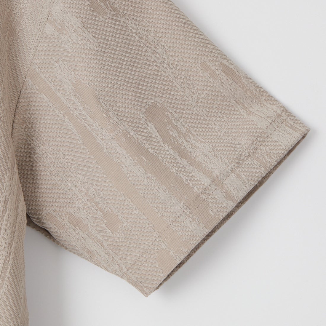 SLICK [スリック] アブストラクト ジャカードTシャツ [5230240] 520 GRAY B