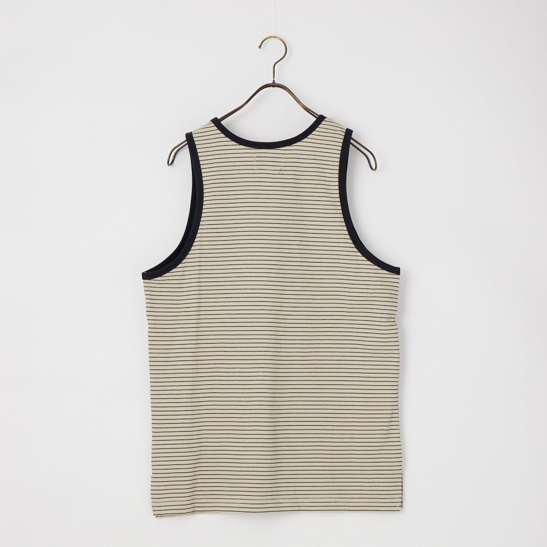 SLICK [スリック] 30/2マイクロボーダータンクトップ [5230245] 902 ECRU