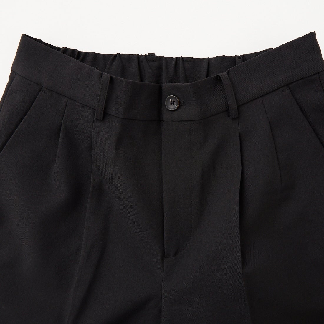 SLICK [スリック] テックツイル ワイドショートパンツ [5260246] 700 BLACK