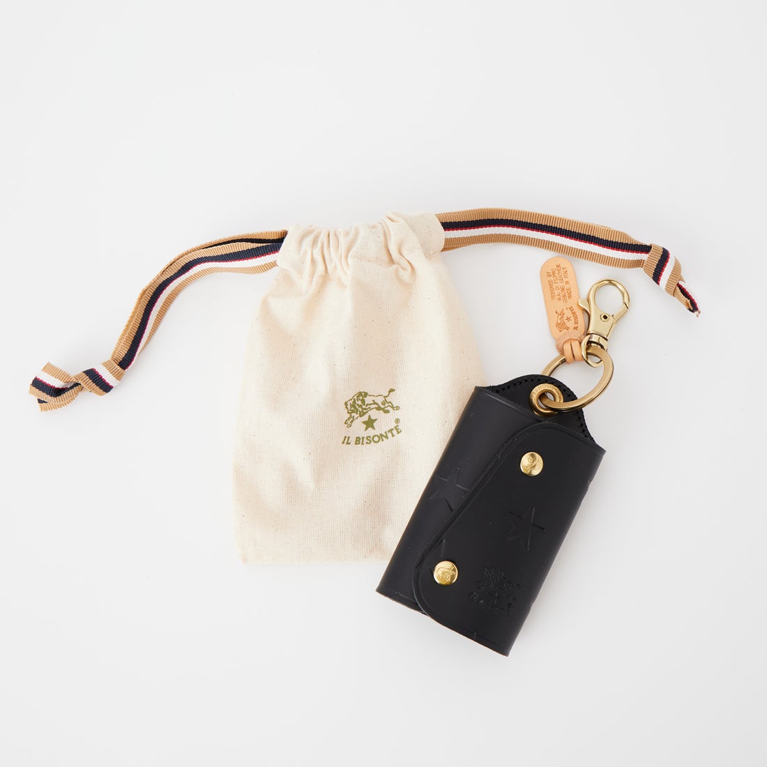 IL BISONTE [イルビゾンテ] レザーキーケース [54262306051] 35 NERO