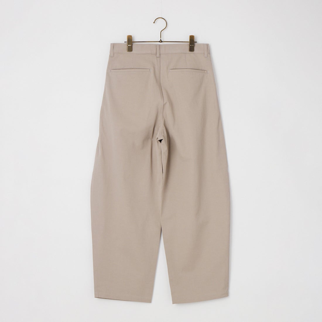 STILL BY HAND [スティルバイハンド] 別注 コットンリネンツイルパンツ [2601JF-EX05-JF] TAUPE