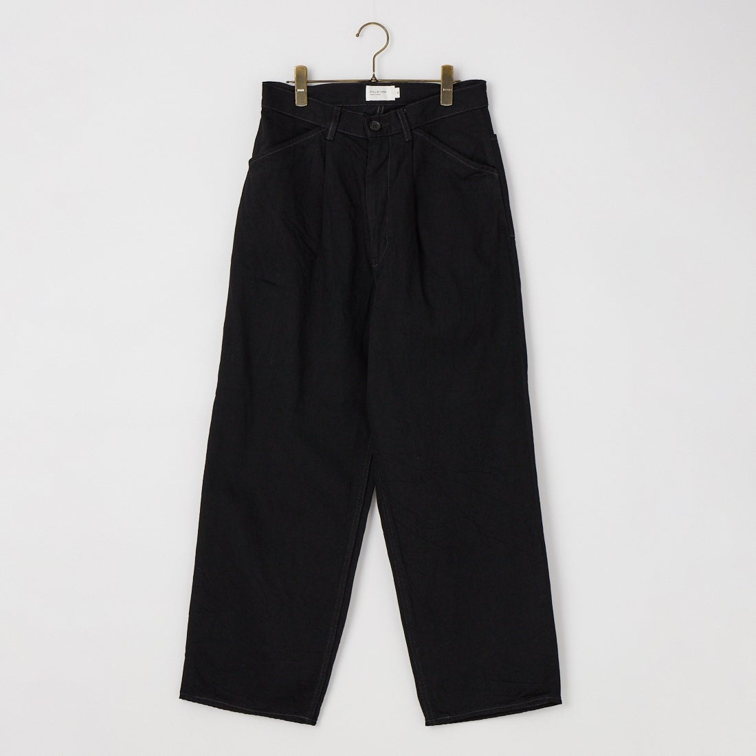 STILL BY HAND [スティルバイハンド] 別注 9ozデニムワイドパンツ