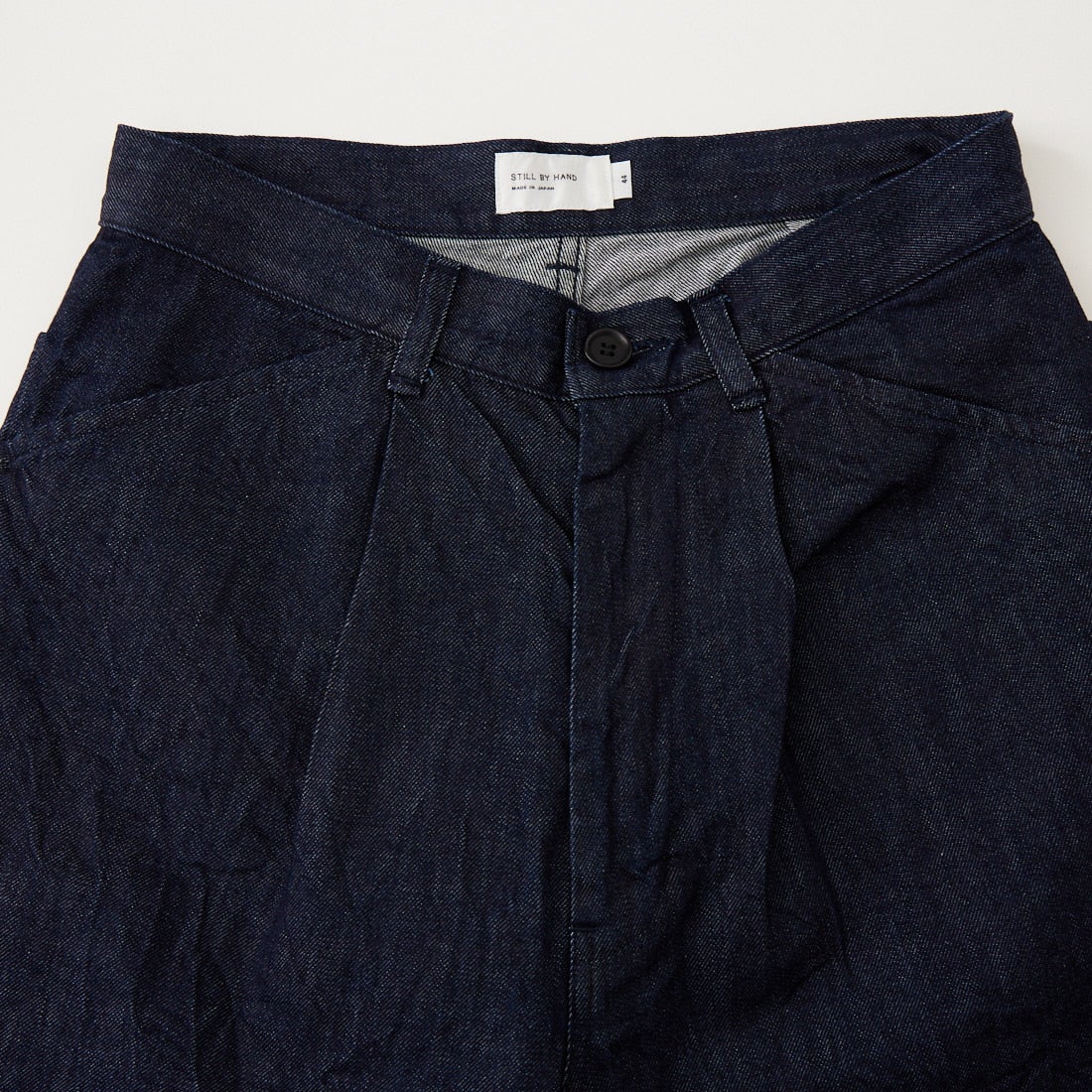 STILL BY HAND [スティルバイハンド] 別注 9ozデニムワイドパンツ [2601JF-EX04-JF] INDIGO