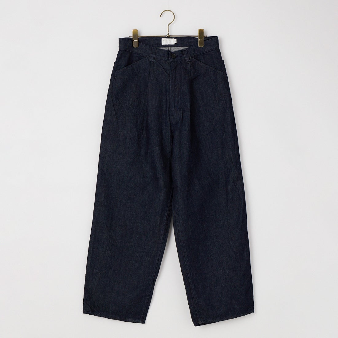 STILL BY HAND [スティルバイハンド] 別注 9ozデニムワイドパンツ [2601JF-EX04-JF] INDIGO