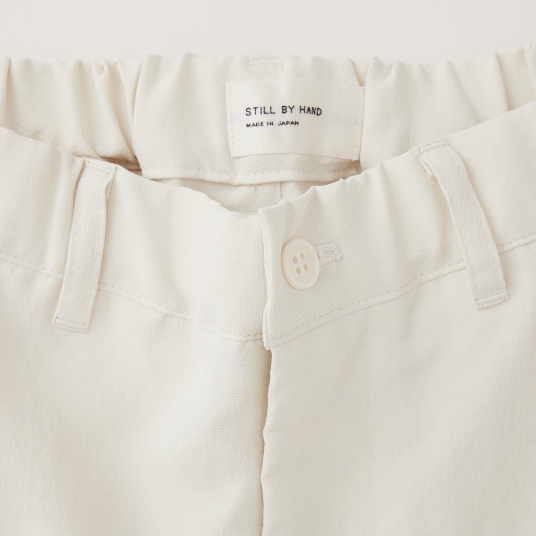 STILL BY HAND [スティルバイハンド] 別注 リサイクルポリエステル ワンタックテーパードパンツ [2601JF-EX02-JF] OFF