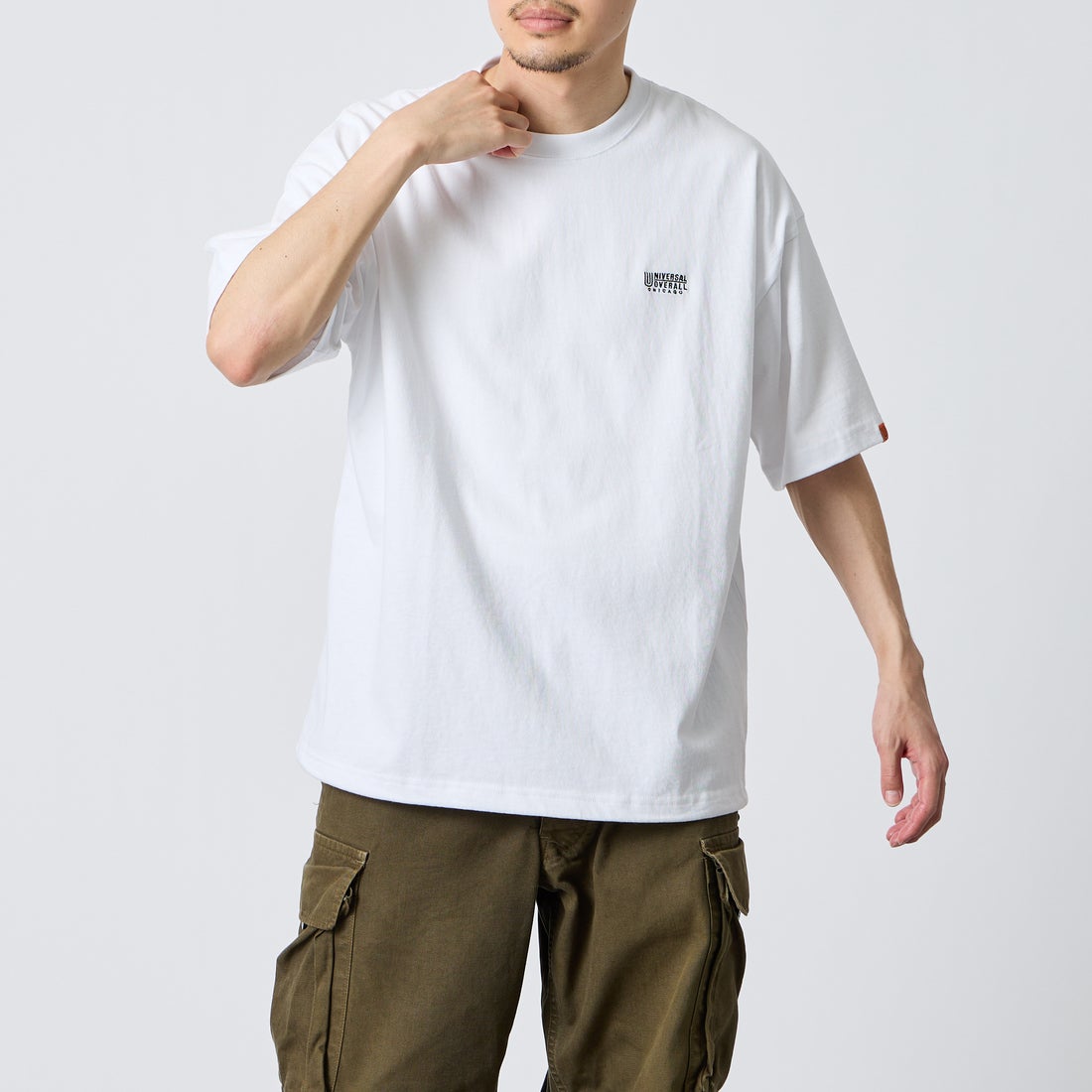 WHITE&&モデル身長：168cm 着用サイズ：M&&