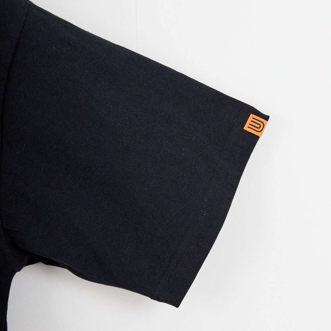 UNIVERSAL OVERALL [ユニバーサルオーバーオール] 別注 ドローコード付き ワイドシルエットTシャツ [U2613282IN-JF] BLACK