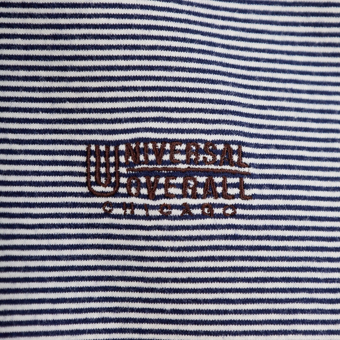 UNIVERSAL OVERALL [ユニバーサルオーバーオール] 別注 ドローコード付き ワイドシルエットTシャツ [U2613282IN-JF] NVY.BRN