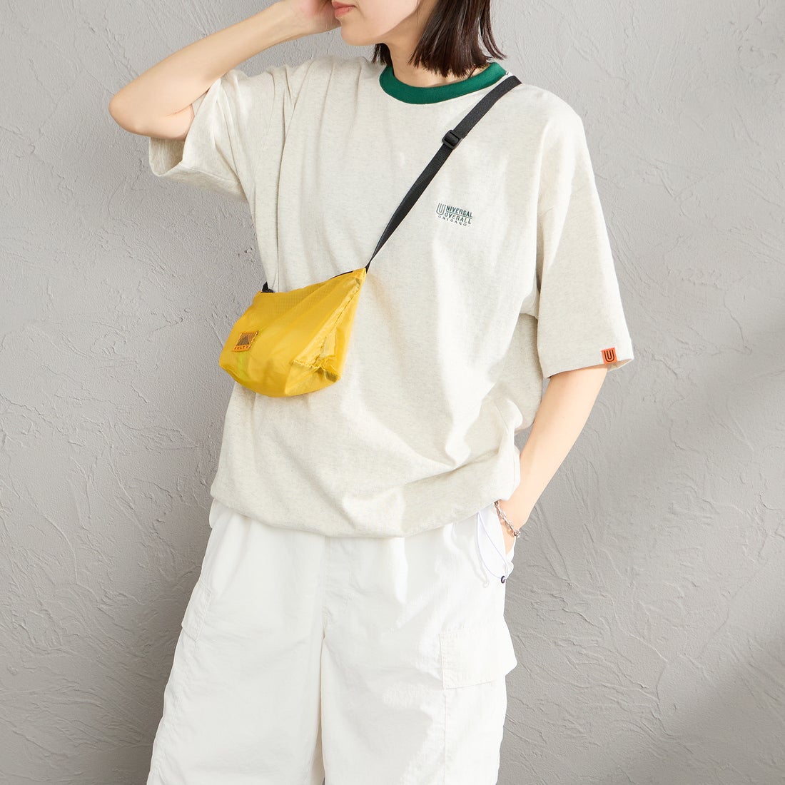 OAT/GRN&&モデル身長：160cm 着用サイズ：S&&