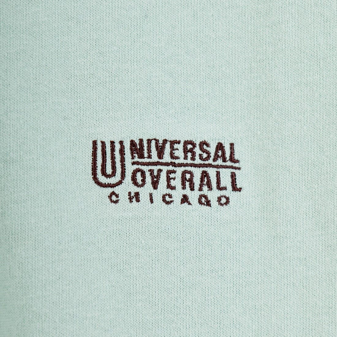 UNIVERSAL OVERALL [ユニバーサルオーバーオール] 別注 ドローコード付き ワイドシルエットTシャツ [U2613282IN-JF] LGRN/BRN