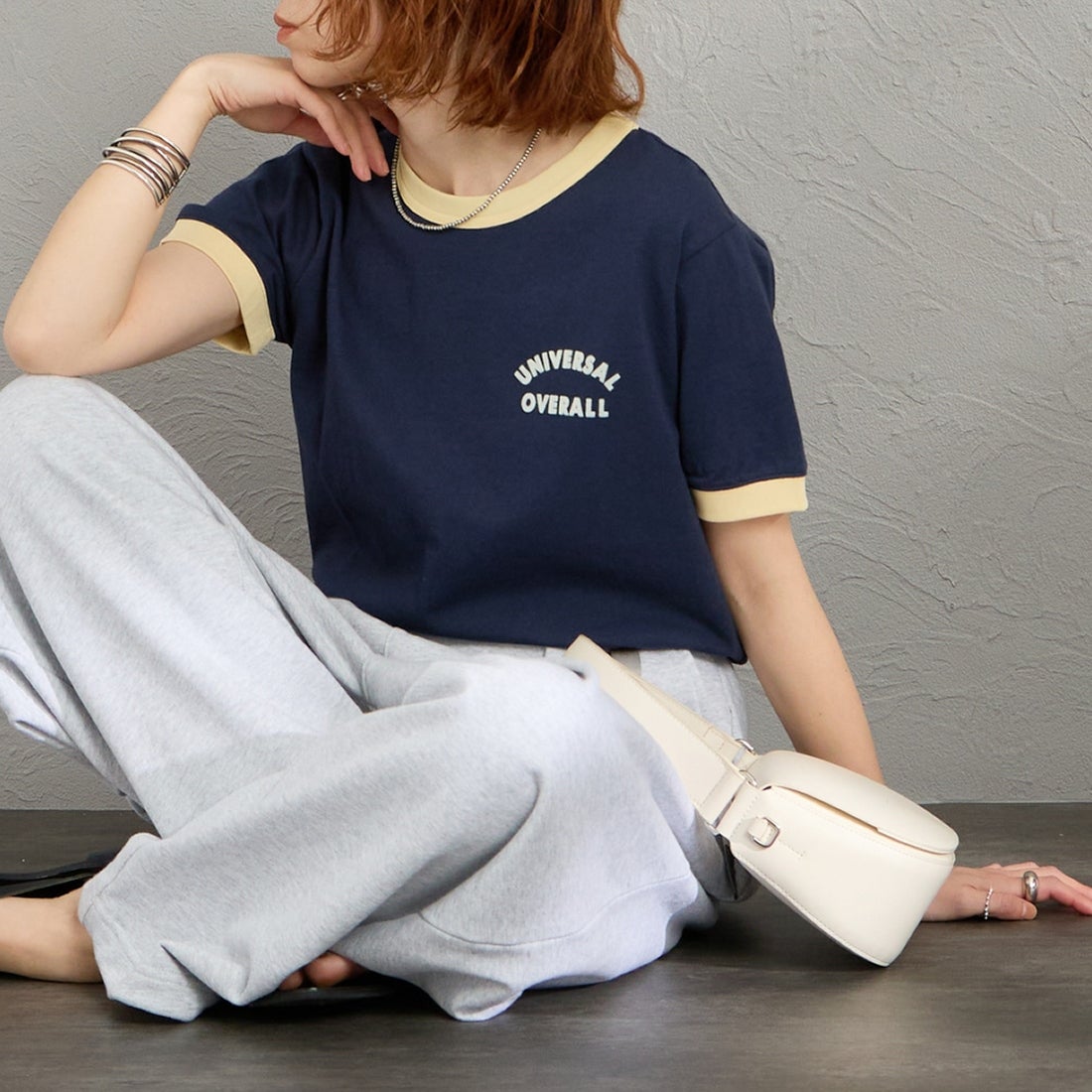 NAVY&&モデル身長：158cm 着用サイズ：F&&