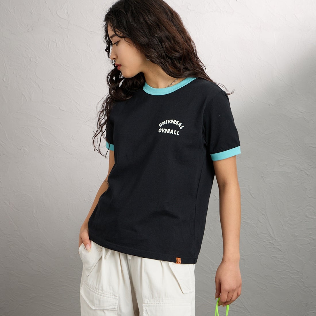 BLACK&&モデル身長：162cm 着用サイズ：F&&