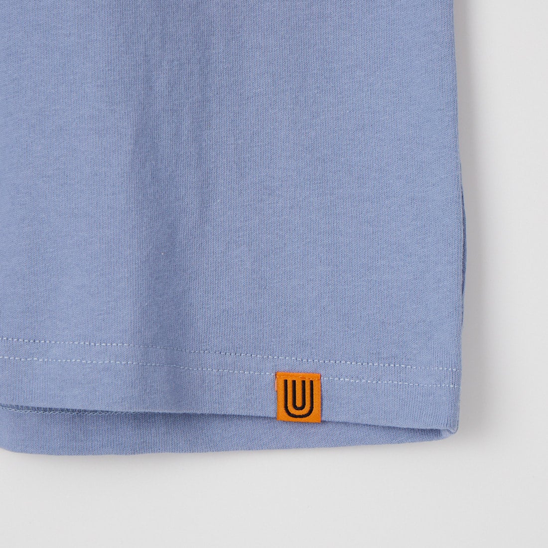 UNIVERSAL OVERALL [ユニバーサルオーバーオール] 別注 ロゴプリント リンガーTシャツ [U2613209IN-JF] B.GREY