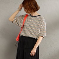 BEG BORDER&&モデル身長：158cm 着用サイズ：F&&