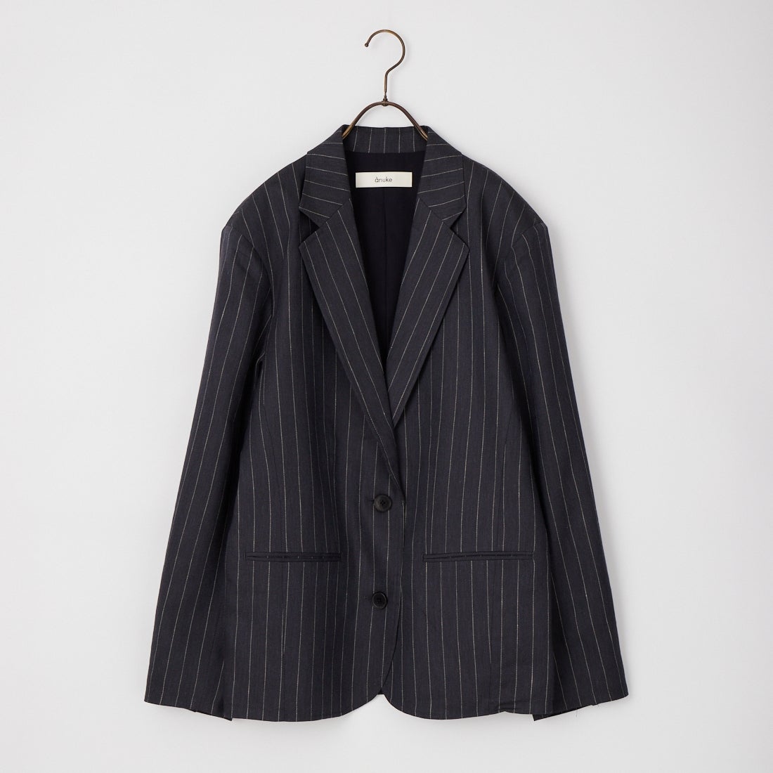 anuke [アンヌーク] オーバー リネンジャケット [62610104] NVY