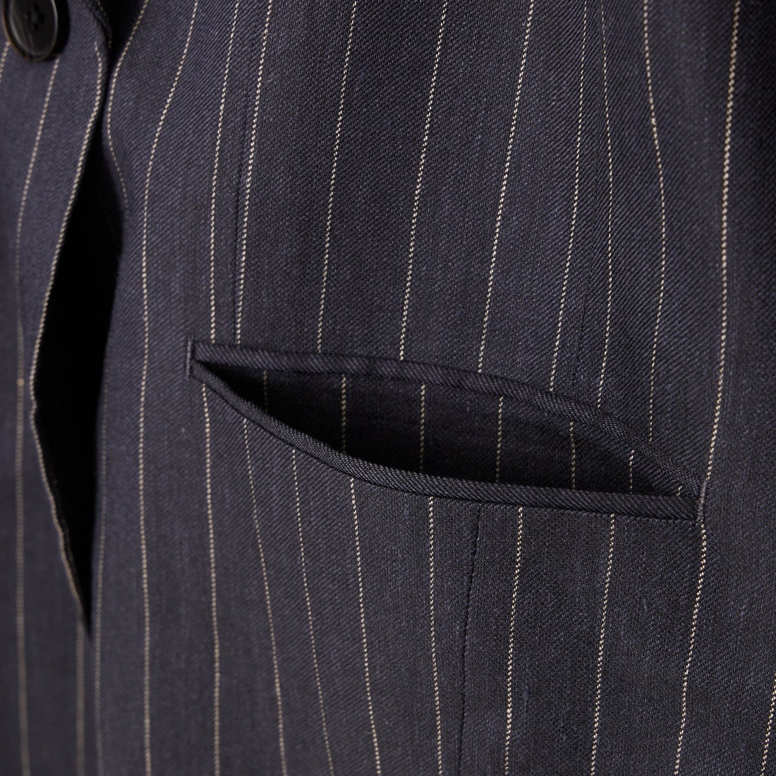 anukeオーバーリネンジャケット 36サイズ ネイビー ànuke online store（アンヌーク） / Over Linen JacketOver Linen