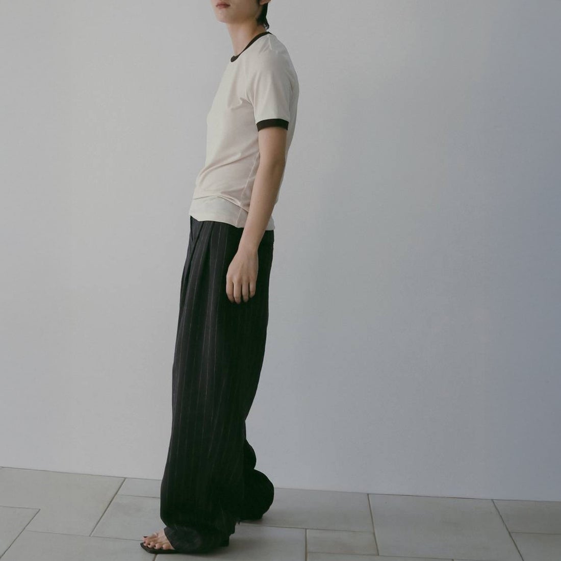 anuke [アンヌーク] リネン タックパンツ [62610706] NVY