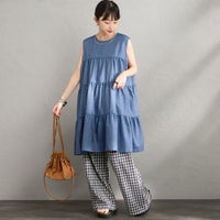 INDIGO&&モデル身長：150cm 着用サイズ：14&&