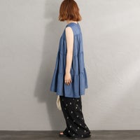 Gymphlex [ジムフレックス] インディゴデニムティアードチュニック [GY