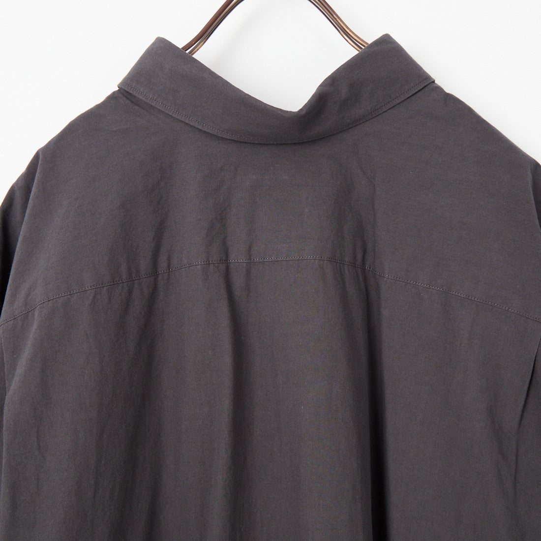 Gymphlex [ジムフレックス] スリーブレス ボタンダウンシャツワンピース [GY-B0246TYO] CARBON