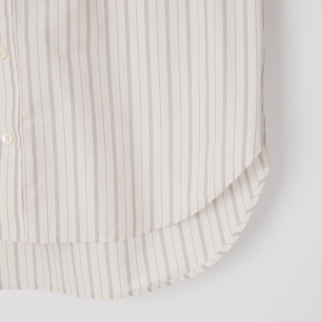 Gymphlex [ジムフレックス] ストライプボタンダウンショートシャツ [GY-B0458MLO] OFF/GRY ST