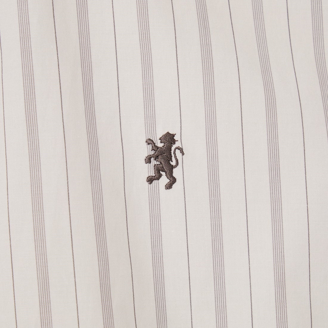 Gymphlex [ジムフレックス] ストライプボタンダウンショートシャツ [GY-B0458MLO] OFF/GRY ST