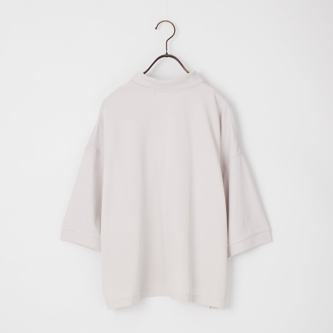 Gymphlex [ジムフレックス] ポロカラードルマンスリーブプルオーバー [GY-C0447KKA] OFF WHITE