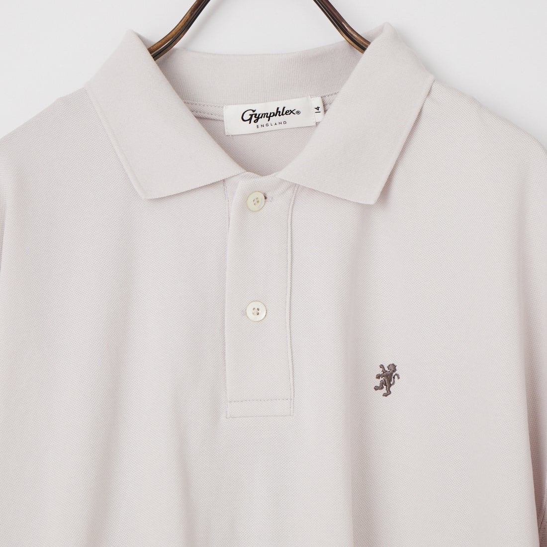 Gymphlex [ジムフレックス] ポロカラードルマンスリーブプルオーバー [GY-C0447KKA] OFF WHITE