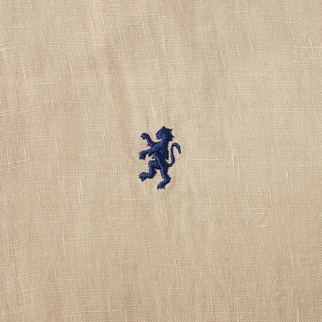 Gymphlex [ジムフレックス] ショートスリーブ リネンボタンダウンシャツ [GY-B0367SKC] BEIGE