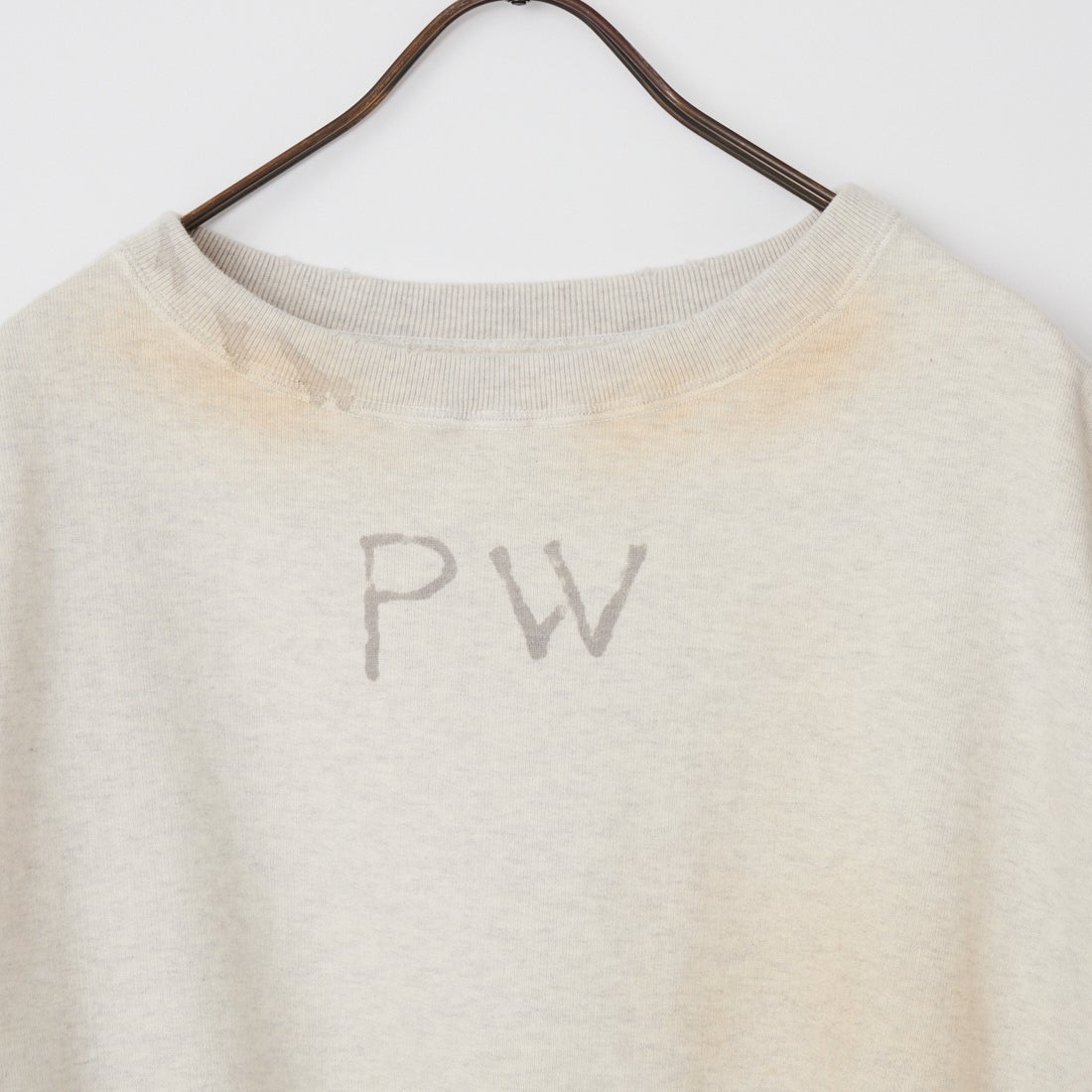 BOW WOW [バウワウ] PW エイジドショートスリーブスウェット [BW261-PSSS] OATMEAL