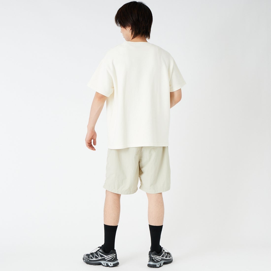 L.L.BEAN [エルエルビーン] MILO プルオンショーツ [6275-4031] 24 SAND &&モデル身長：177cm 着用サイズ：M&&
