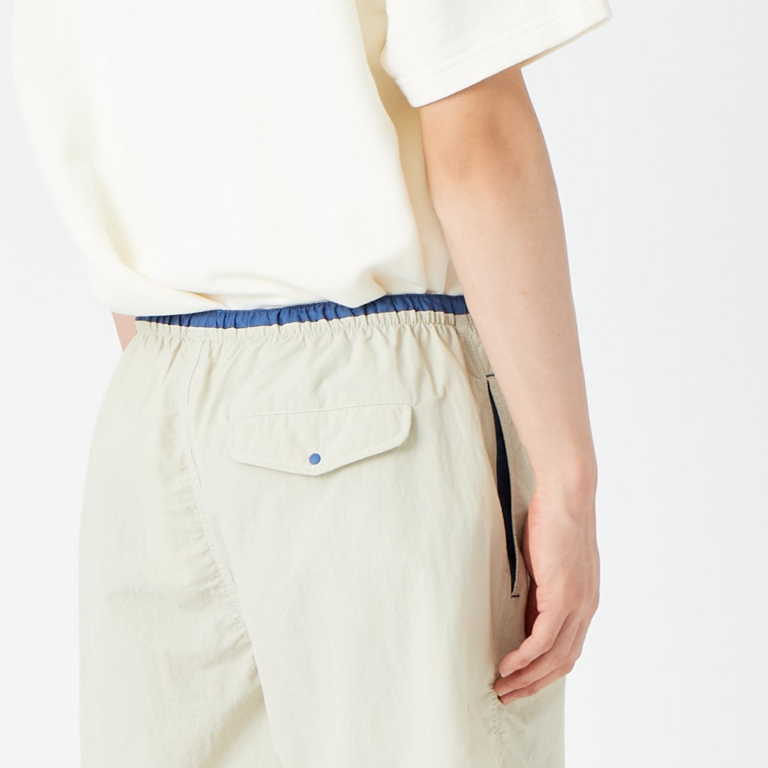 L.L.BEAN [エルエルビーン] MILO プルオンショーツ [6275-4031] 24 SAND &&モデル身長：177cm 着用サイズ：M&&