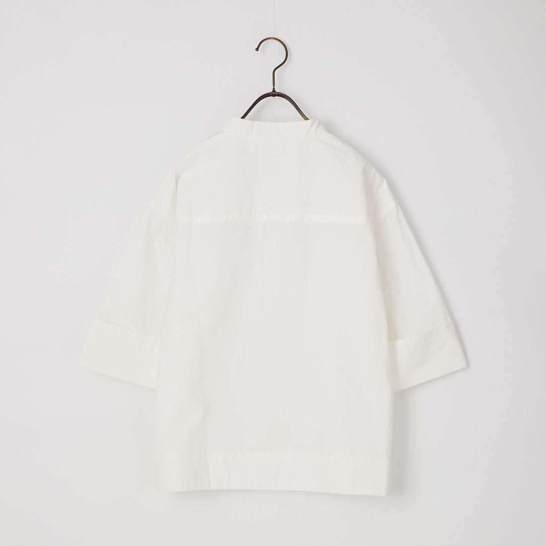 Gymphlex [ジムフレックス] ショートスリーブスタンドカラーシャツ [GY-B0368TYO] WHITE