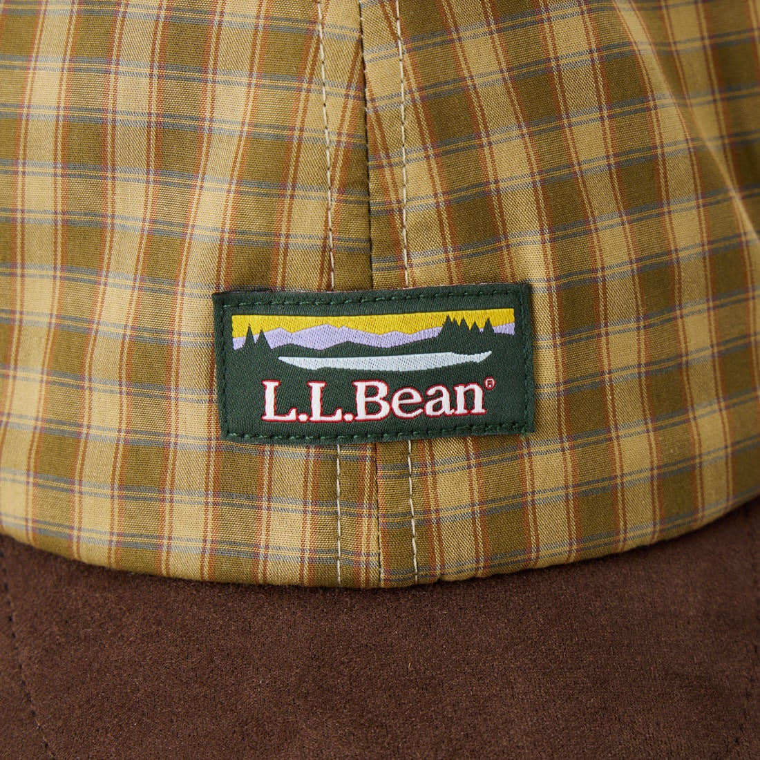 L.L.BEAN [エルエルビーン] チェック2トーンキャップ [261079616] 91 BROWN