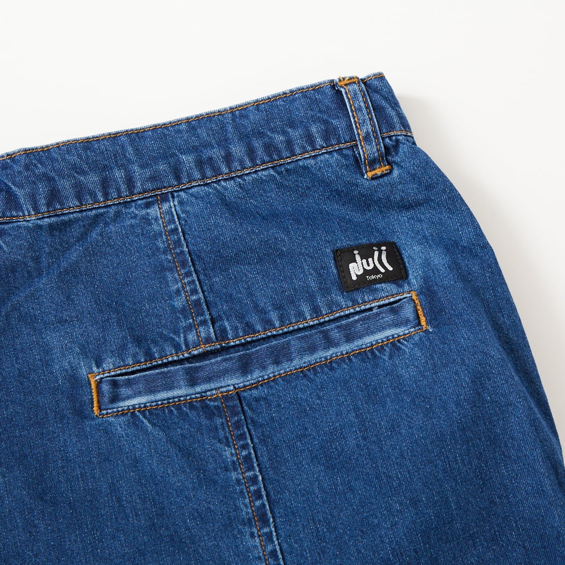 NULL [ヌル] アウトサイドデニムショーツ [NULL-111EX] INDIGO